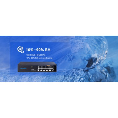AI8010M 10-Port 100M AI PoE Switch